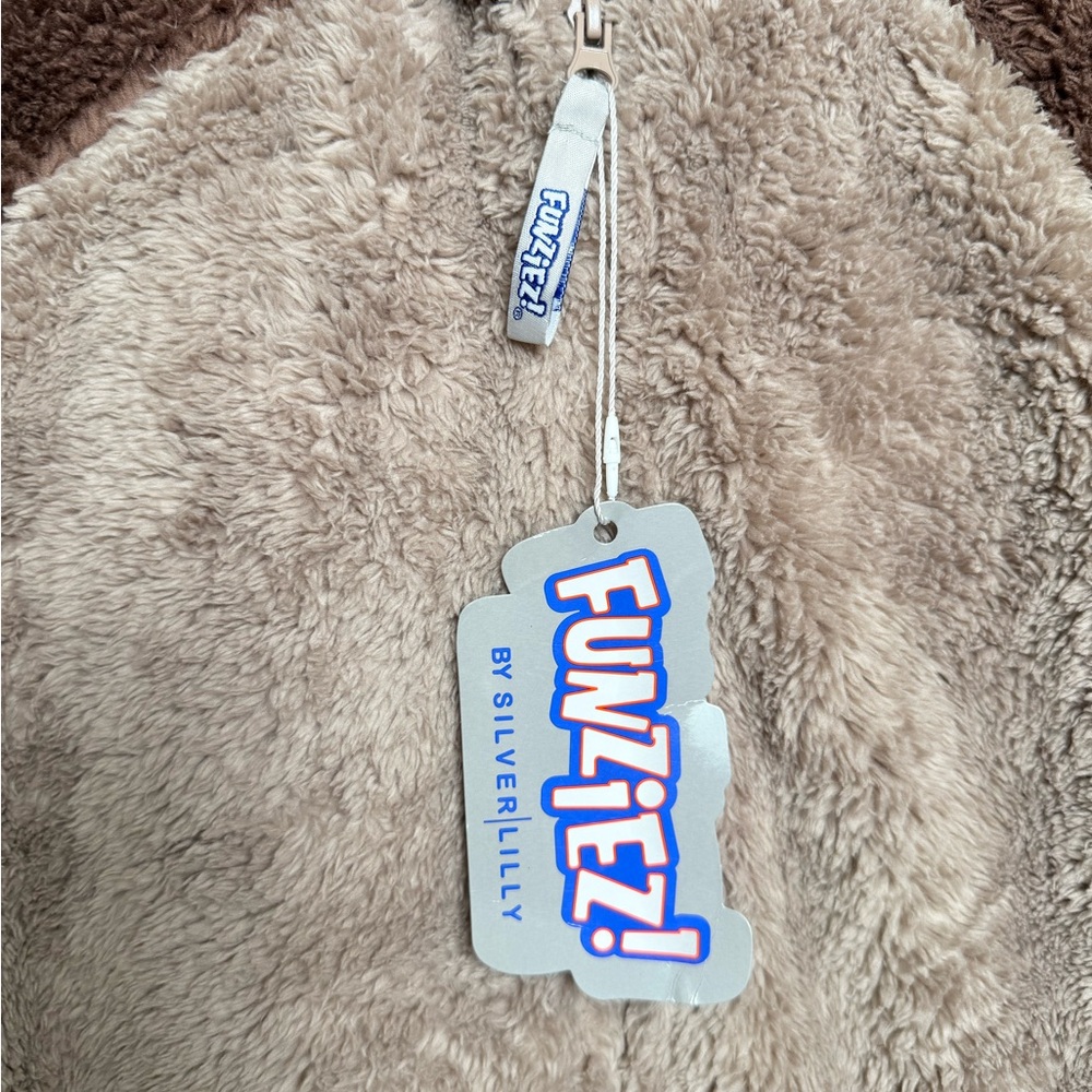 🐻 Funzie! Bear Plush Hooded One-Piece Pajama / Costume – XL - Picture 3 of 12
